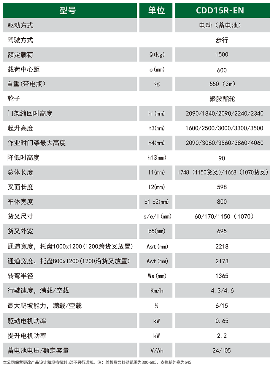 电动托盘堆垛车